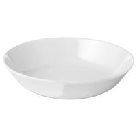FLITIGHET ФЛИТИГХЕТ, Тарелка глубокая, белый, 22 см - 203.688.89