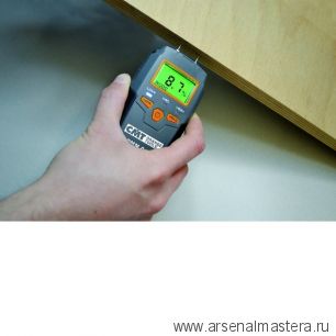 Измеритель влажности (влагомер, гигрометр) цифровой для измерения влажности древесины и стройматериалов CMT DMM-001