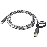 LILLHULT ЛИЛЛЬХУЛЬТ, Кабель USB тип C-USB, 1.5 м - 504.135.88