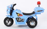 детский электрический мотоцикл "998" нежно голубого цвета
