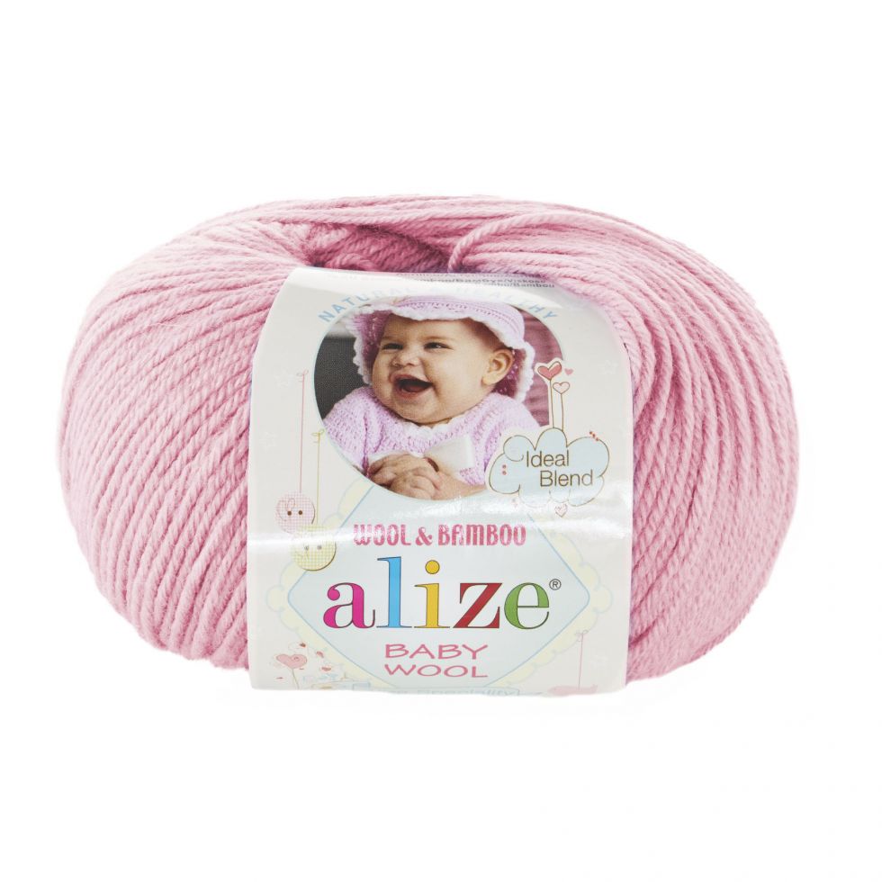 BABY WOOL (ALIZE) 371 светло-розовый