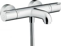 Смеситель для ванны с подключением душа hansgrohe Ecostat 1001 CL 13201000 двухрычажный с термостатом