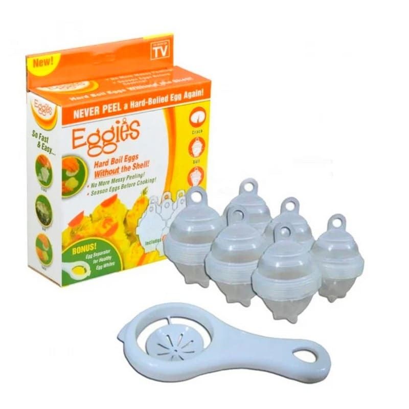 Формы для варки яиц без скорлупы Eggies, 6 шт