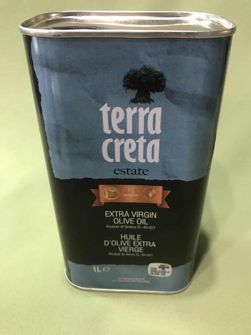 Оливковое масло Terra Creta - 1 л экстра вирджин жесть