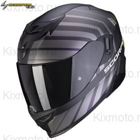 Шлем Scorpion EXO-520 Air Shade, Черный матовый с желтым
