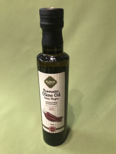 Оливковое масло с чили - 250 мл экстра вирджин стекло