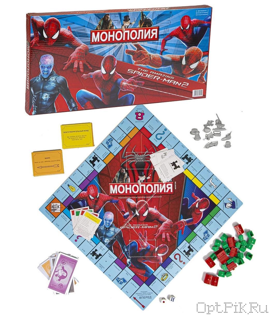 Монополия Человек паук 2