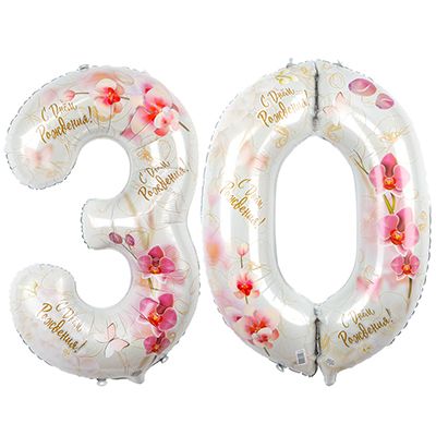 Цифры 30 "Орхидея"