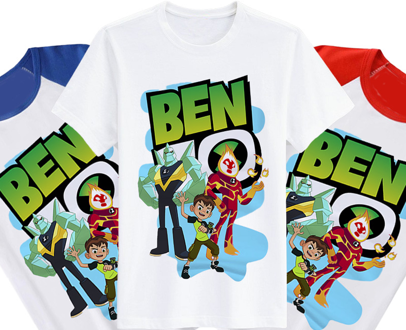 Детская футболка с рисунком Бен 10