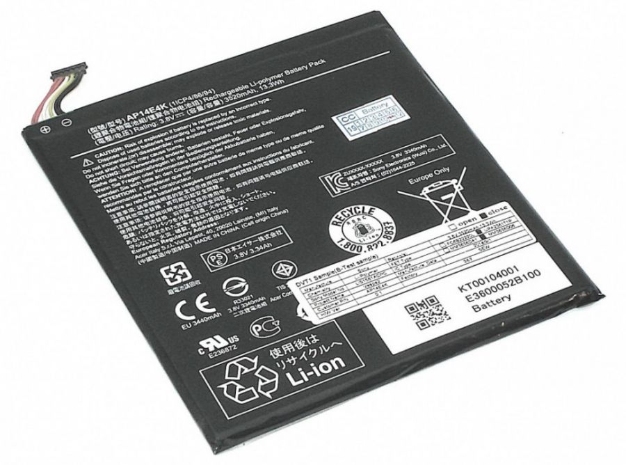 Аккумулятор Acer Iconia One 7 B1-750 (AP14E4K (1ICP4/86/94)) Оригинал