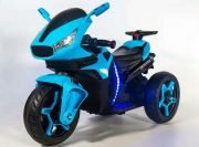 детский электротрицикл м777аа синий