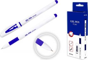 Ручка гелевая: синяя, 0,5 mm (арт. 801 blue)