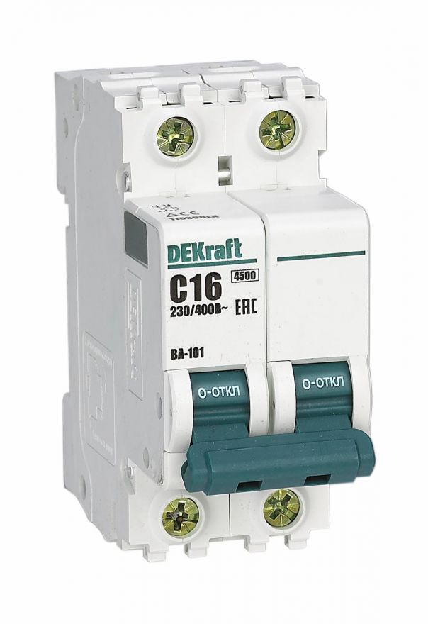DEKraft автоматический выкл. ВА-101 1P   1А х-ка С 4,5кА