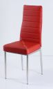 Кухонный стул "B-1" Красный 3021/Хром