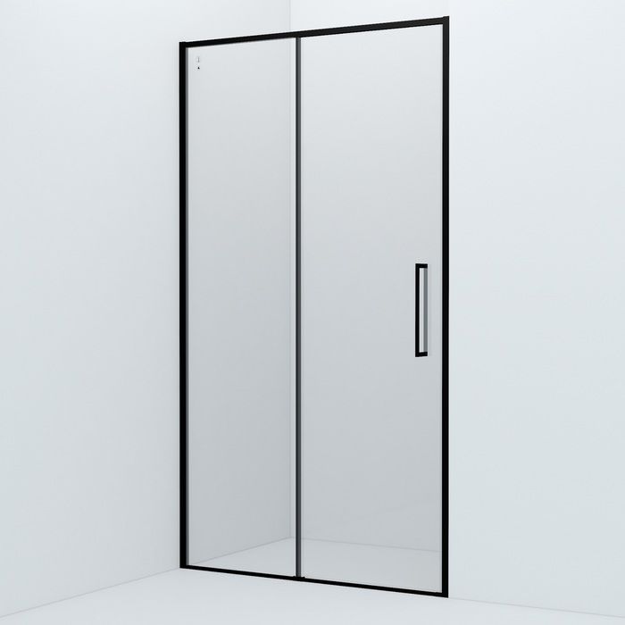 Душевая дверь, черный ал. проф., 110х195, Slide, IDDIS, SLI6BS1i69