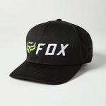 Fox Apex Flexfit Black/Yellow бейсболка