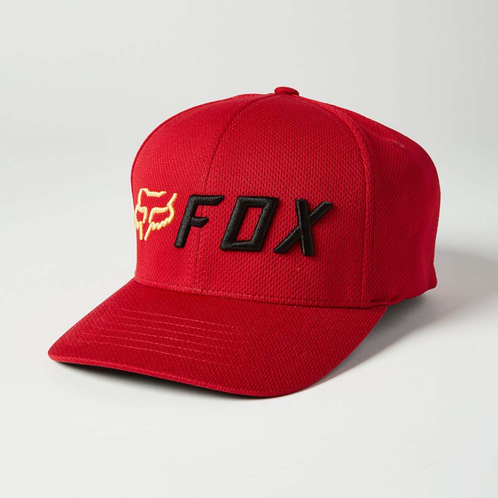 Fox Apex Flexfit Red Black бейсболка