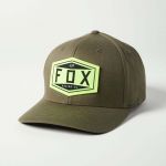 Fox Emblem Flexfit Olive Green бейсболка