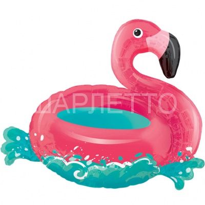 Шар фигура "Фламинго на воде"