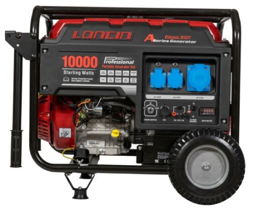 Генератор бензиновый Loncin LC10000D-AS (однофазный)