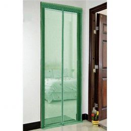 Москитная сетка на дверной проём с магнитами, цвет Зелёный | Москитные сетки