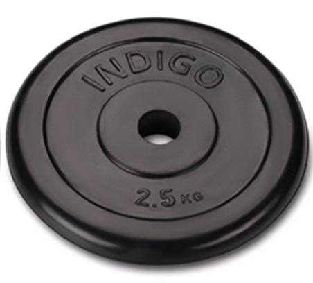 Диск обрезиненный INDIGO IN122 d26мм 2,5кг