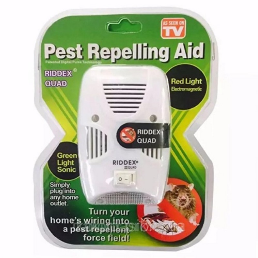 Pest repeller. Ультразвуковой отпугиватель грызунов и насекомых Pest repelling Aid. Отпугиватель грызунов и насекомых Riddex Pest Repeller Aid. Отпугиватель Riddex Quad.. Отпугиватель грызунов и насекомых Pest repelling Riddex Quad зеленый.