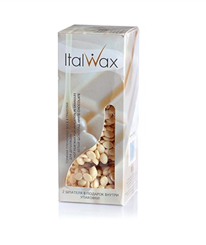 Italwax, Воск горячий пленочный в гранулах (Белый шоколад) 250 г