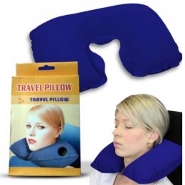 Подушка для путешествий Travel Pillow, цвет Тёмно-Синий | Автопринадлежности