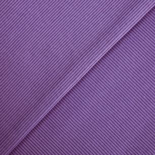 Лоскут трикотажной ткани кашкорсе - резинка Фиолетовый 27*50 см.