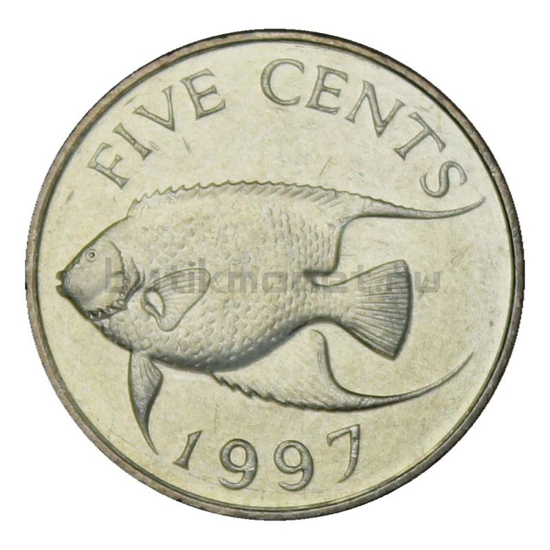 5 центов 1997 Бермуды