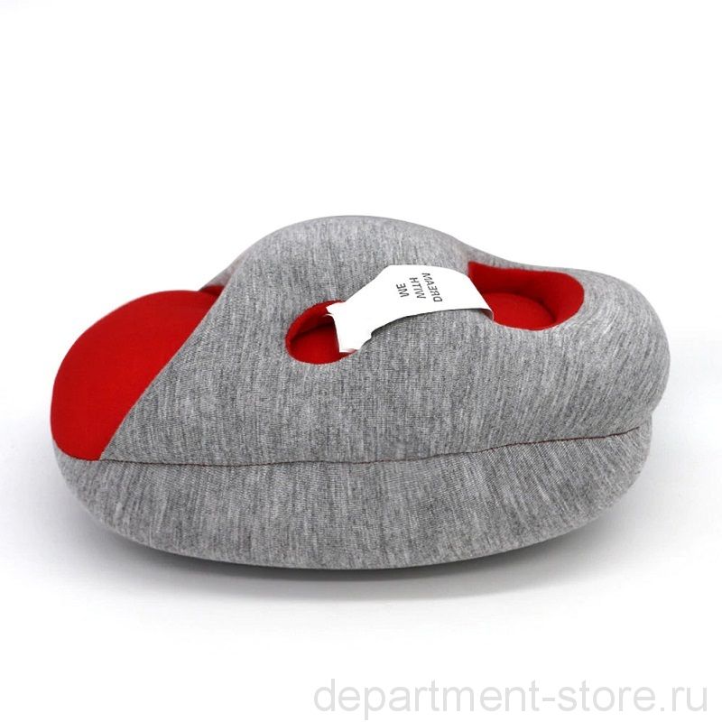 Подушка для сна за столом Napping Pillow, цвет Серый с Красным