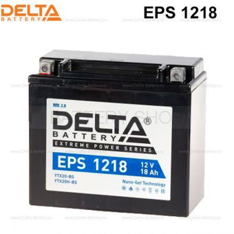 Аккумулятор Delta EPS 1218 (12V / 18Ah) [YTX20H-BS,YTX20-BS]