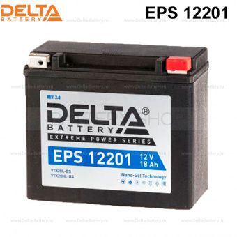 Аккумулятор Delta EPS 12201 (12V / 18Ah) [YTX20L-BS, YTX20HL-BS]