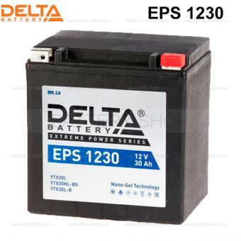 Аккумулятор Delta EPS 1230 (12V / 30Ah) [YTX30L-B, YTX30HL-BS, YTX30L]
