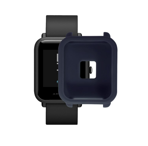 Защитный бампер для Xiaomi Amazfit Bip ( Темно-синий )