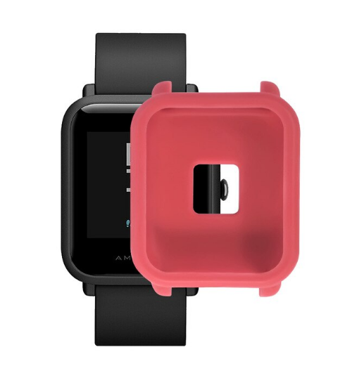 Защитный бампер для Xiaomi Amazfit Bip (Розовый)