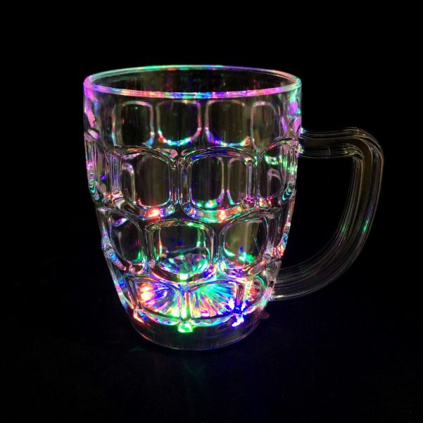 Светящаяся кружка для пива Led Light-up Drinkware Beer Mug, 350 мл