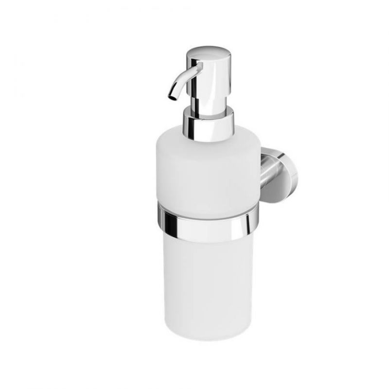 Стеклянный диспенсер для жидкого мыла с настенным держателем, хром AM.PM Sense A7436900