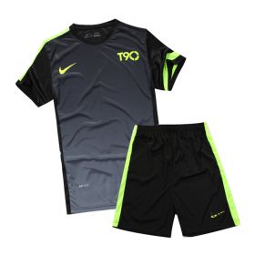 Форма футбольная детская Nike T90 Черная Графитная