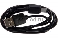 Кабель USB microUSB длинный штекер 1 м черный REXANT