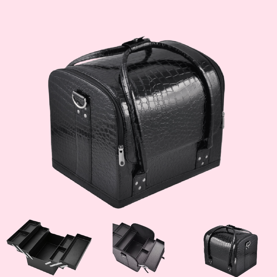 Сумка-чемодан для мастеров, черная