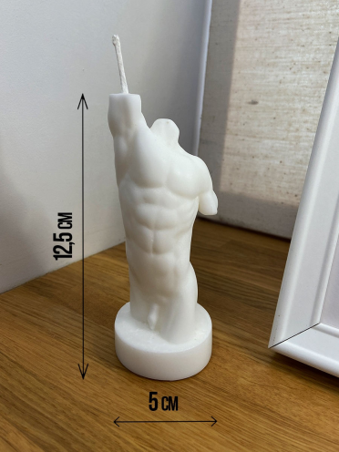 Силиконовая форма Торс мужской 2, 12,5 см