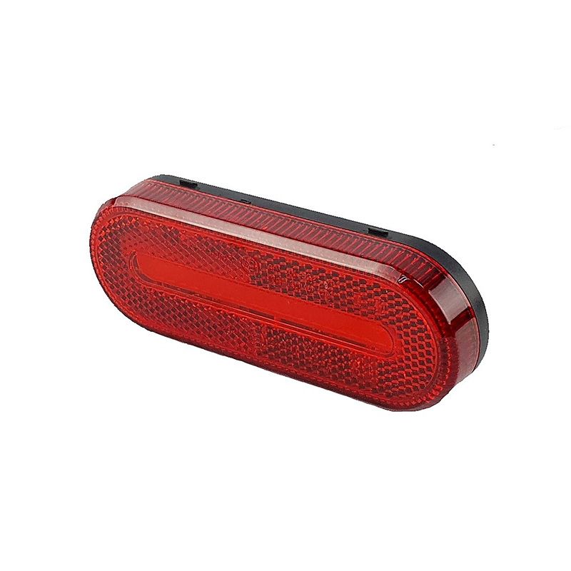 Светодиодный овальный габаритный фонарь для прицепа (красный)