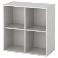 EKET ЭКЕТ, Шкаф с 4 отделениями, светло-серый, 70x35x70 см - 303.593.56