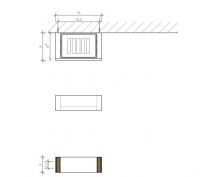 Подвесная мыльница для ванной Decor Walther BK WSS 05911 схема 2