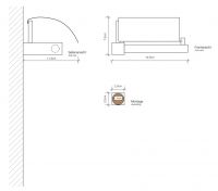 Держатель для туалетной бумаги Decor Walther BQ TPH 05712 схема 1