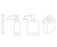 Дозатор для жидкого мыла Decor Walther DW 08249 схема 6