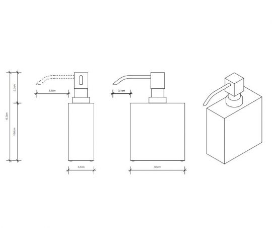 Дозатор для жидкого мыла Decor Walther DW 08249 ФОТО
