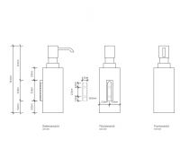 Дозатор для жидкого мыла Decor Walther DW 08475 схема 5